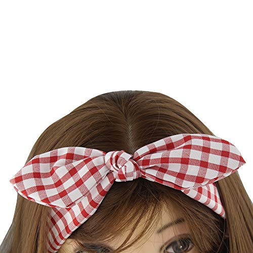 Carede Дамски превръзка на главата с лък за момичета в стил Бохо с Флорални принтом и заячьими уши, дизайнерски Лента
