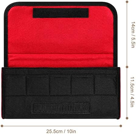 Преливащи Отпечатъци от Ръце на Калъф за Носене Защитен Прекъсвач Пътна Чанта За Съхранение с Отделения за