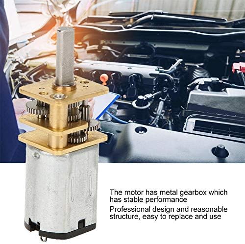 Мотор-редуктор с метална предавателна кутия GA12-N20 постоянен ток 12 В 60/500/1000 об/мин (60 об/мин)
