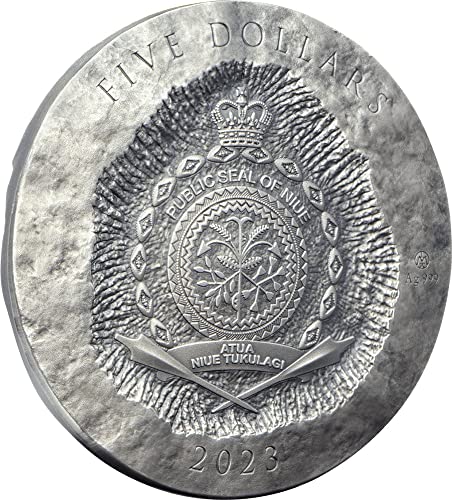 2023 DE Модерна Възпоменателна монета PowerCoin Венера Милосская 2 Грама Сребърна монета 5 $ Ниуе 2023 Антични