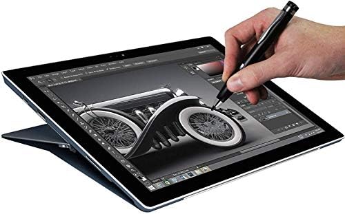 Активен цифров стилус Broonel Black Mini Fine Point, Съвместим с Apple iPad 10.2