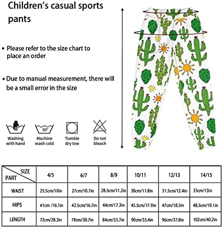 Showudesigns Спортни Панталони за Момчета и Момичета 4-14 Години Всекидневни Спортни Панталони