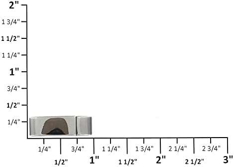 Дупка B9000 5,7 x 3,3 mm, Магнитна Закопчалка за Гривна, Полирана Неръждаема Стомана