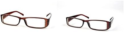Модни Прозрачни Тънки Лещи В Тънки Рамки, Кристали, Извити Шарнирные Очила За Очите P1170CL