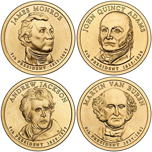 2008 D Президентски долар 2008 D Президентски долар 4-Монета P мента, Без да се прибягва Uncirculated