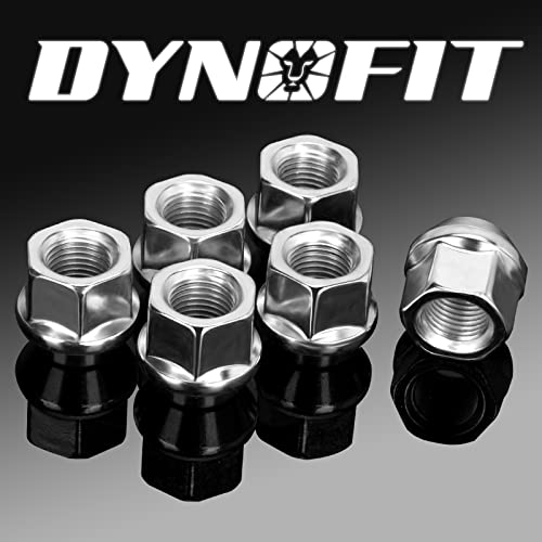 гайки за закрепване на колелата dynofit 1/2-20 на вторичния пазар, на 20 парчета, конусни гайки с отворен край, 1/2 x 20 21 mm