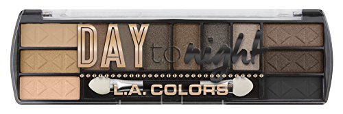 Цвят на Лос Анджелис От деня до нощта, палитра сенки 12 цвята, дневна светлина, 0,28 грама (опаковка от 4 броя)
