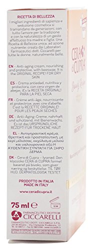 Крем Cera di Cupra Rosa per Pelli Secche за суха кожа, против стареене формула - 2,5 течни унции (75 мл) в тюбиках