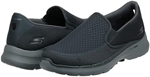 Skechers Men ' s Gowalk 6-Еластична, Гъвкава обувки за скандинавско ходене, без закопчалка