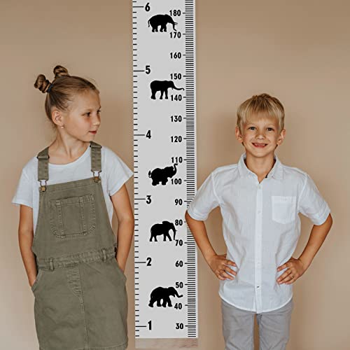 Стикер с таблицата на растеж Кайриакского Слон, Стикер на стената, Виниловое Измерване на височина за стени медицинска