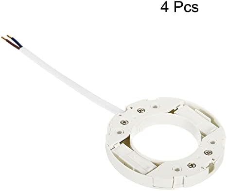 Основният Изход PATIKIL GX53, 4 комплекта Крушки, Жак за свързване на притежателя на лампи, Подмяна на осветление на