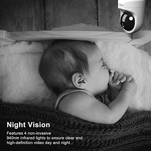 Камера за бебефони и радионяни wansview, Безжична Камера за Сигурност 1080PHD за дома, WiFi, Камера за домашни