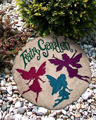 Spoontiques - Декор на градина - Стъпало за ярки Птици - Декоративен камък за градината