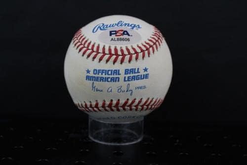 Бейзболен автограф с автограф на Боб Лемона (HOF) Auto PSA/DNA AL88606 - Бейзболни топки с автографи