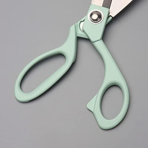 Мятно-зелени Ножици 8 Тъканни Ножици От Неръждаема стомана За шиене, Портновские ножици Premium, Professional Малки Тежки портновские