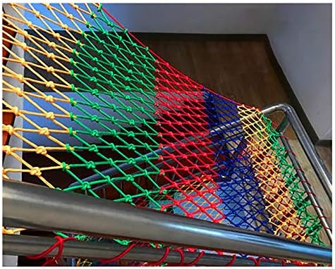 Боядисана декоративна решетка от въже за площадки за игра с различни размери, изработени от въжета с дебелина 6 мм *