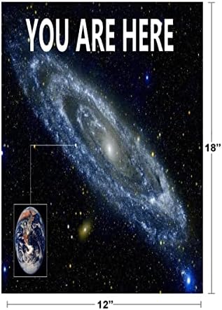 Вие сте Тук Галактика Ретро Слънчевата система Човек на Земята Местоположение в космоса, Вселената Съзвездието Стена Хъбъл