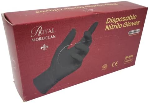 Черни нитриловые ръкавици за еднократна употреба без латекс и прах, 3 Mils, малки / средни / големи / X Large (в опаковка