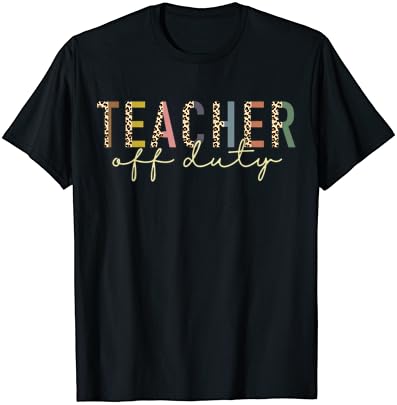 Лятна Тениска с Леопардовым принтом Последният ден за учители в свободното време на Дежурството