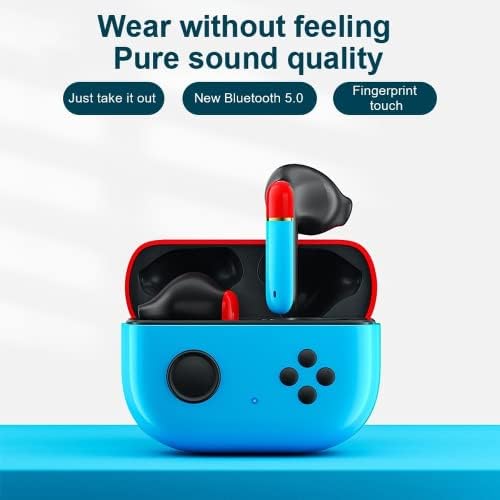 Betreasure Bluetooth 5.0 Безжични Слушалки за игри на Слушалки Стерео Слушалки със Сензорен контрол Водоустойчиви Спортни Слушалки
