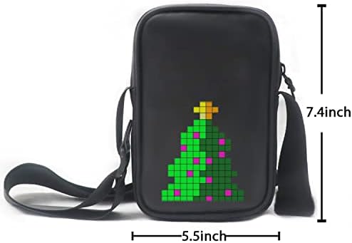 busutu Led Чанта през рамо с Bluetooth и програмируем интерфейс, Мини Чанта-Месинджър През рамо, Чантата С Пълноцветен