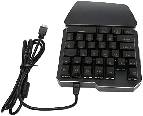 Детска Клавиатура VINGVO, Одноручная Клавиатура USB, Жичен 35 Клавиш за Офис