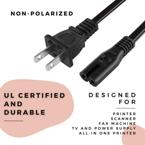 Захранващ кабел за променлив ток с дължина 1 МЕТЪР, е Съвместима с Sony PS3 Slim/PS4 Slim, Playstation 4/PS5, Xbox Series S, Xbox Series X, Xbox One S/X Подмяна на захранващия кабел конзола