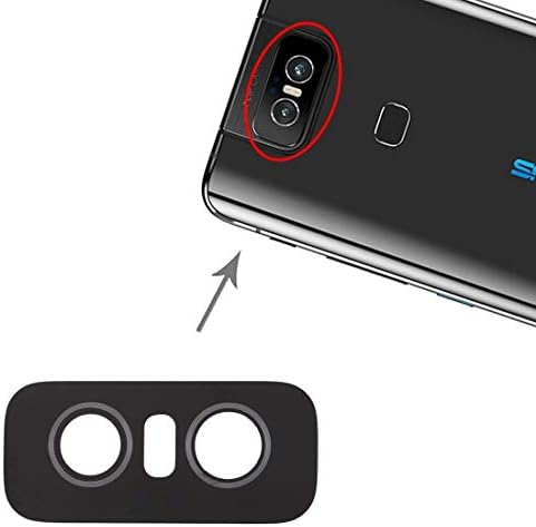 Dmtrab Обектив на Задната камера за Asus Zenfone 6 ZS630KL l01WD резервни Части За Ремонт на Задната Камера