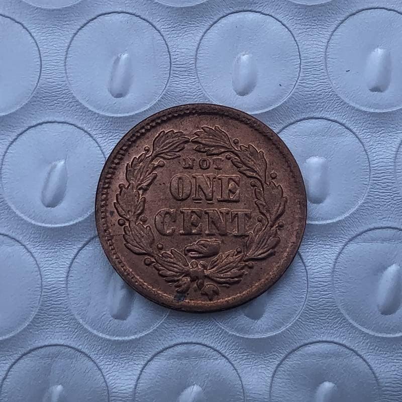 QINGFENG 1863 Американска Монета Производство на Мед Антични Монети, Чуждестранна Възпоменателна Монета Занаят 2