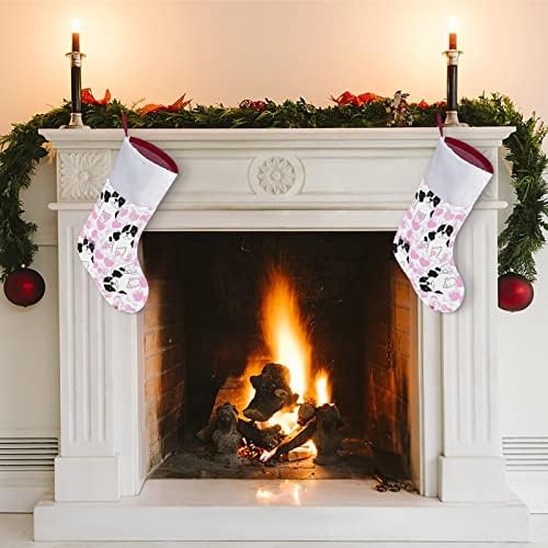 Френски Булдог Персонализирани Коледни Чорапи Домашна Коледна Елха Висящи Украса За Камината