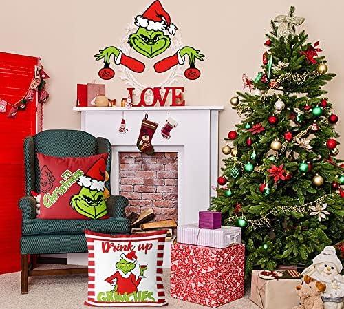 4 Опаковане на Коледни покрива възглавница, Коледна Празнична Възглавница, Селска Къща, Калъфки за възглавници