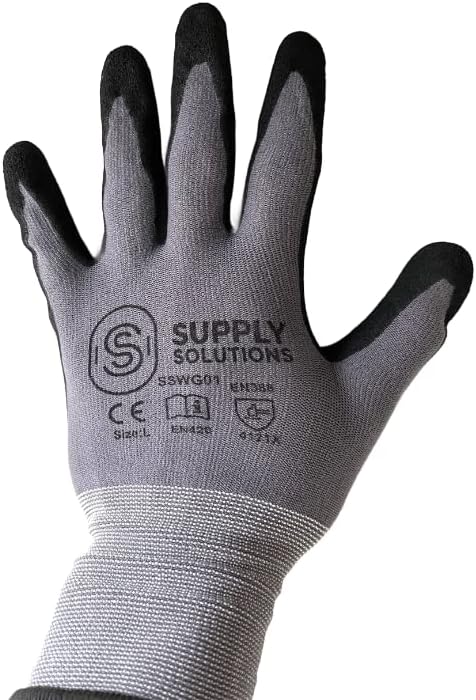 Решение за доставки на Предпазни работни ръкавици, с пясъчен нитриловым покритие за мъже и жени с общо предназначение, за
