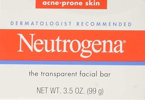Оригинален Нежен Почистващ шоколад за лице на Neutrogena с глицерин, чист и прозрачен сапун за измиване на лицето, Не съдържа
