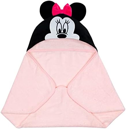 Детско Кърпи за баня Lambs & Ivy Disney Baby Minnie Mouse Rose Памучни С Качулка за Деца