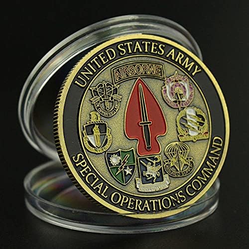 Командването за Специални операции на Съединените Щати Армия Възпоменателна Монета С Бронзов Покритие Challenge Coin Военни Фенове