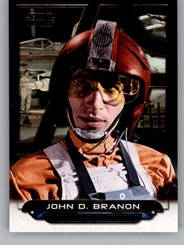 2018 Начело Star Wars Galactic Files ANH-35 Джон Ад Брэнон Официалната търговска карта на филма Нова надежда