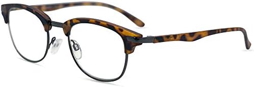 Стилни очила за четене Selleck Blue, блокиране на светлината, в пълна рамка, ретро-дограма с линията на веждите - Неполяризованные