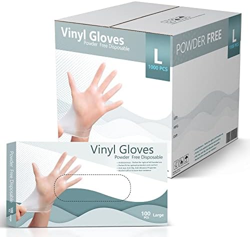 Винилови ръкавици за еднократна употреба, удобни, без латекс и прах