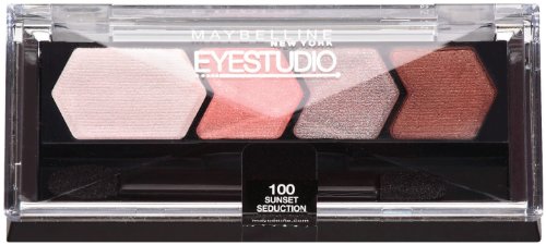 Сенки за очи на Maybelline New York Eye Studio Color Plush Silk, Sunset Съблазняване 100, 0,09 грама