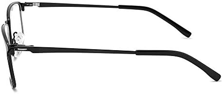 Компютърни очила за четене MEDOLONG Против Blue Light Без главоболие в метална рамка-LH7080(C2, антисиний, 150)