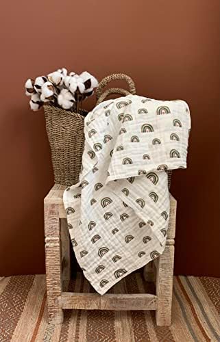 Комплект Бебешки Пелени и Одеала от Плат Leyl & Ari | Органичен Памук, Мека Дышащее Одеяло Премиум Качество за Новородено|Одеало
