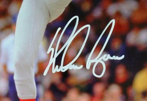 Нолан Райън с автограф California Angels 8x10 HM Photo Wind Up - Холограма AIV - Снимки на MLB с автограф