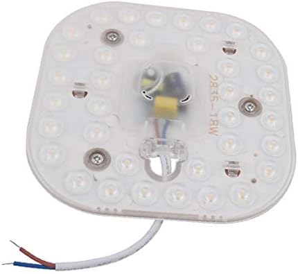X-DREE 3шт AC185-265V 18 Watt led лампа с кръгла форма, вентилатор на оптични лещи, 36 светодиода 3000 До (3шт AC185-265-18