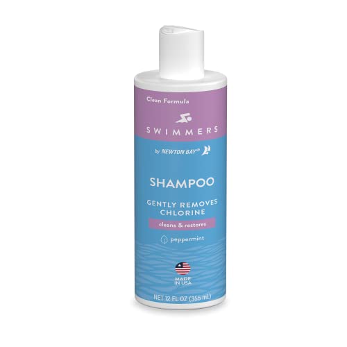 Newton Bay Swimmers Shampoo | Шампоан за отстраняване на хлор Пречиства и Възстановява Косата, след плуване | Сертифициран