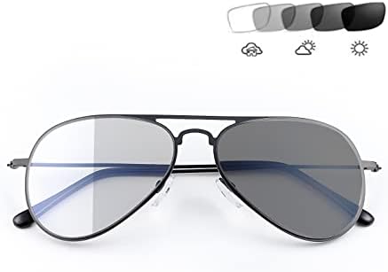 MIRYEA Фотохромичните Прогресивно Многофокусные Очила За Четене Анти UV Слънчеви Ридеры Блокер Синя Светлина Слънчеви Очила