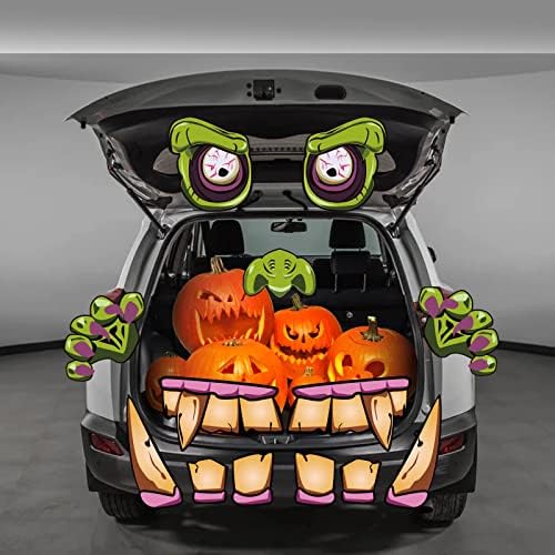 Набор от декоративни елементи за багажника COVTOY или кола Treat, Стикер с Чудовището на Хелоуин за suv и камион с