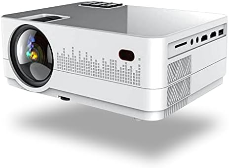 Проектор NIZYH led Мини-Микро Портативен HD Видео-Проектор с USB за игралното Кино Домашно кино (Цвят: един Стил)