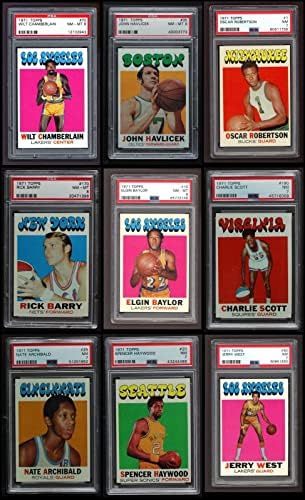 1971-72 Баскетболен комплект Topps 7,5 - НМ+ - Баскетболни комплекти