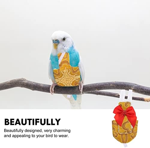 Набор от Животни PATKAW Както и Костюм за птици: Папагал Моющийся на Пелена за многократна употреба Дрехи за Птици Тампони