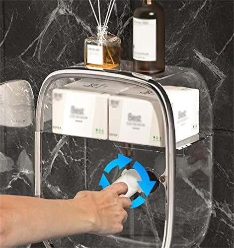 Кутия за съхранение на тоалетна Мивка DINGZZ, монтиран на стената Кутия за еднократна употреба, кърпички, рафтове за